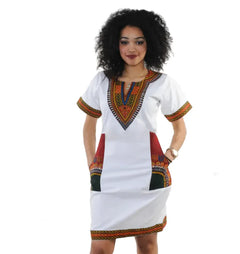 Cultural Elegance Slim Dress