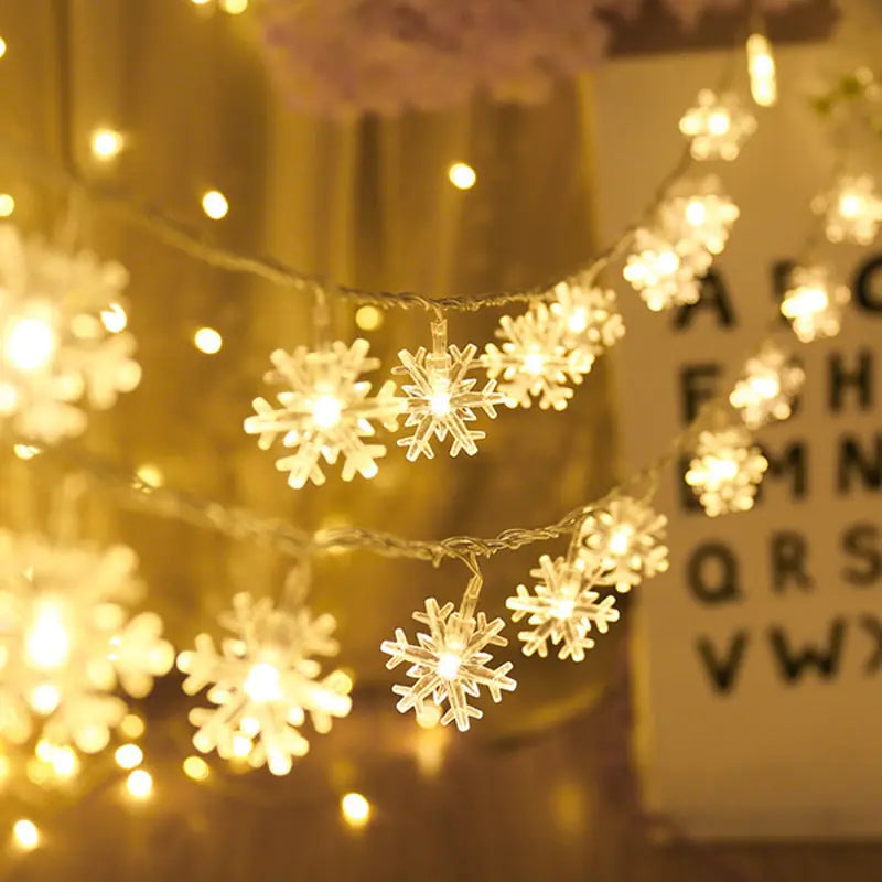 Snowflakes LED Christmas Lights