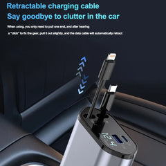 Retractable Car Charger Wired