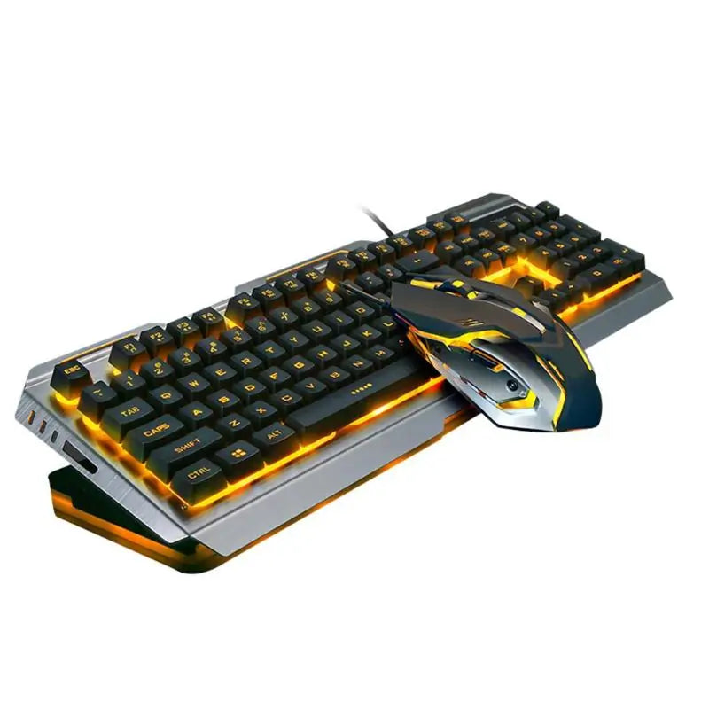 Mechanical Feel Gaming Keyboard Mouse Set