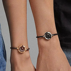 Sun-Moon Smart Sensing Couple Bracelet