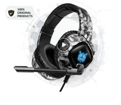 Gaming Headset Headphones Wired Noise Cancelling Stereo Earphones With Mic