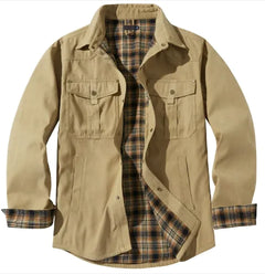 Plaid Flannel Casual Jacket