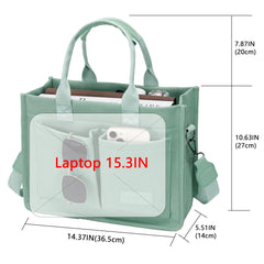 Large Canvas Tote Bag for Women With Pockets,Laptop Crossbody Purses Everything Everyday Bag Handbags for Work Beach Gym Canvs Brisk Green