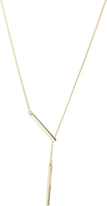 Balance Bar Lariat Necklace