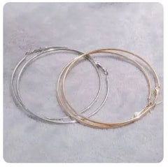 Trendy Large Hoop Earrings